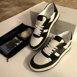 Collegium Pillar Alpha "Nero & Blanco" Shoes - Size Mens 44